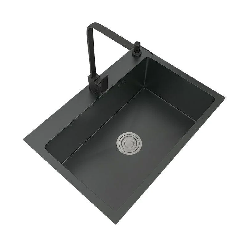 Modern Workstation Sink Stainless Steel with Accessories and Tap Kitchen Sink -Bathlova