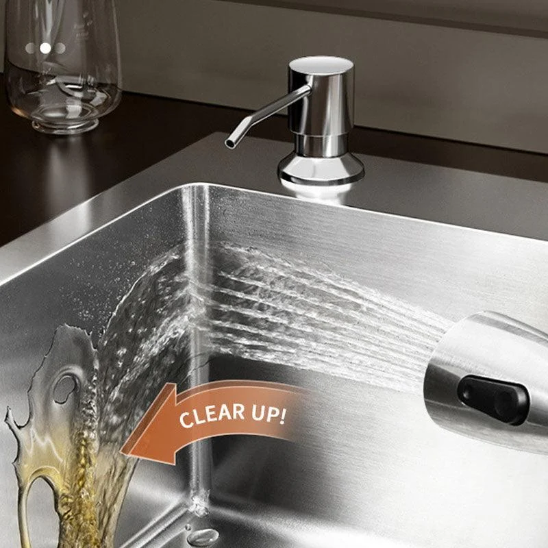 Modern Workstation Sink Stainless Steel with Drain Assembly and Tap Kitchen Sink -Bathlova