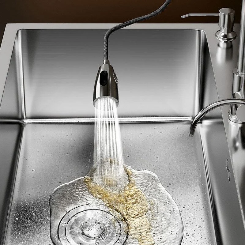 Modern Workstation Sink Stainless Steel with Drain Assembly and Tap Kitchen Sink -Bathlova