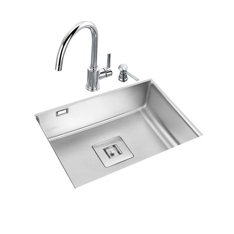 Modern Workstation Sink Stainless Tap and Steel Basket Strainer Kitchen Sink -Bathlova