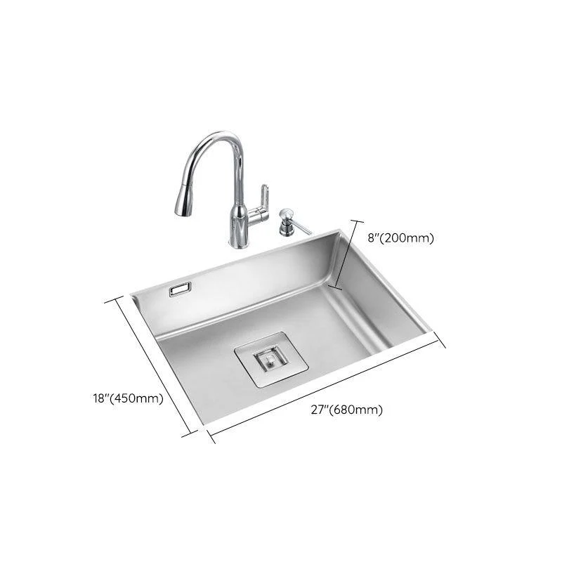 Modern Workstation Sink Stainless Tap and Steel Basket Strainer Kitchen Sink -Bathlova