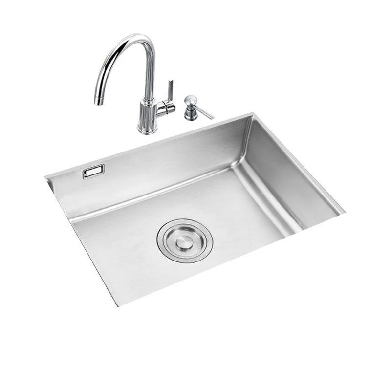 Modern Workstation Sink Stainless Tap and Steel Basket Strainer Kitchen Sink -Bathlova