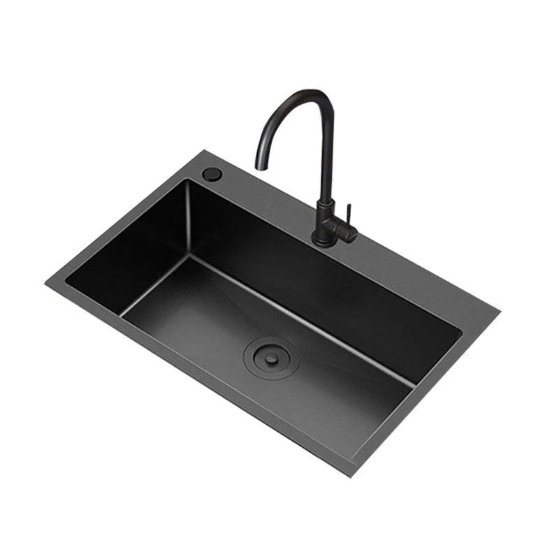 Modern Workstation Stainless Steel with Basket Strainer and Tap Kitchen Sink -Bathlova