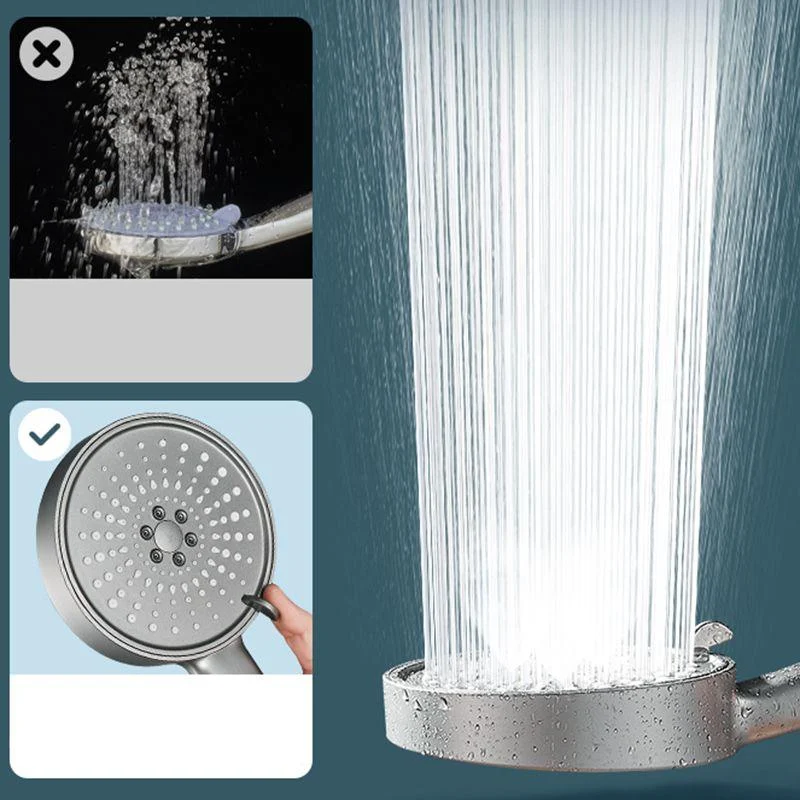 Moderns Spray Head Round Handheld Water Filtration Shower Head Self-Cleaning -Bathlova