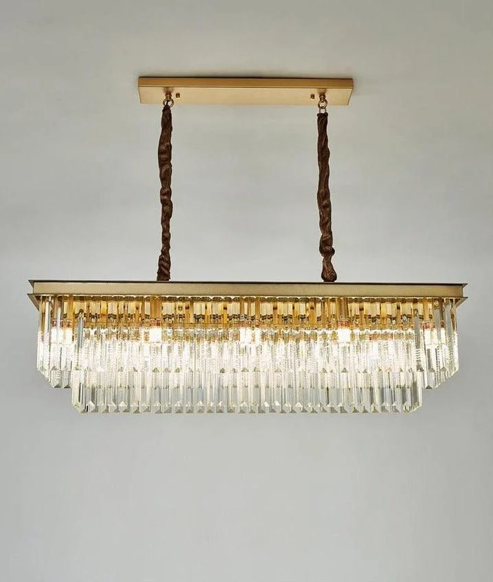 Monroe - Modern Glass Crystal Chandelier -Bathlova