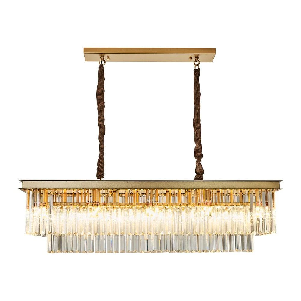 Monroe - Modern Glass Crystal Chandelier -Bathlova