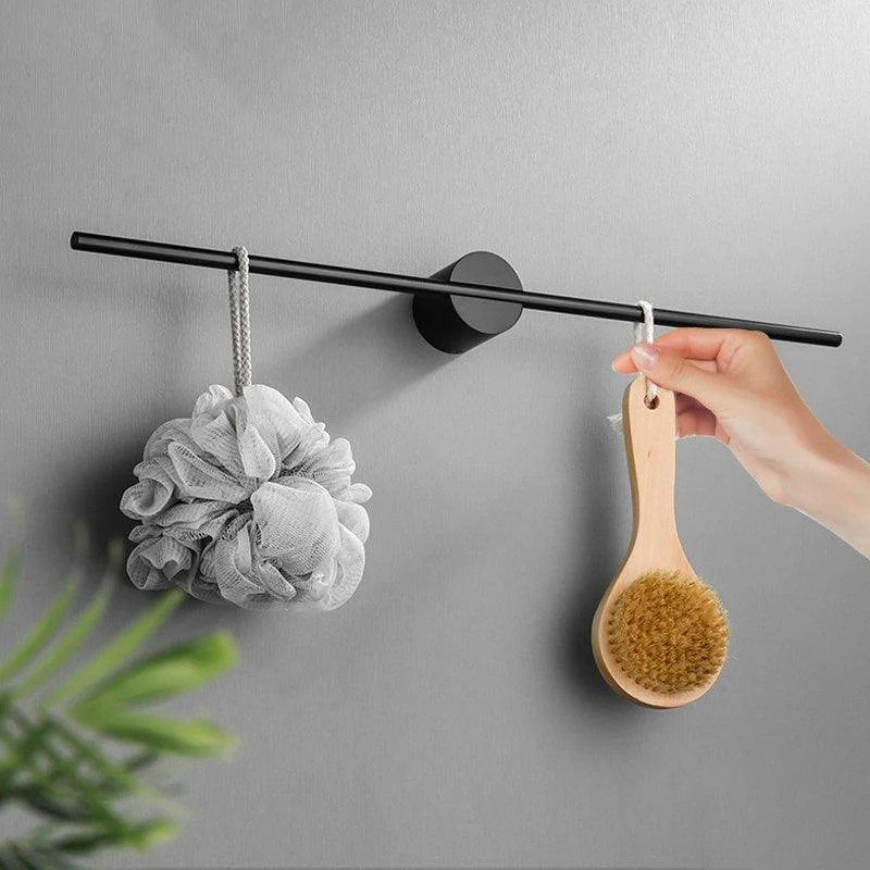 Movable Towel Rack Towel Hanger Bath Towel Holder Wall Towel Bar -Bathlova