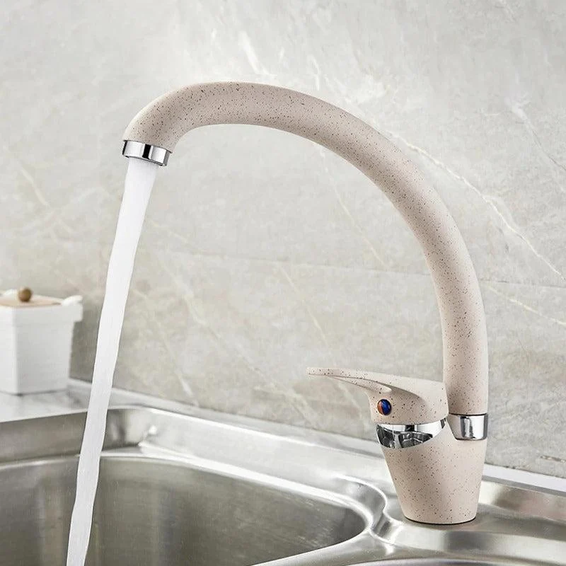 Multi-color Kitchen Tap Modern Style Home Water Tap Single Taps -Bathlova