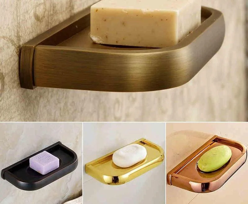 Multi-Color Wall Mounted Soap Tray Bathroom Accessory -Bathlova