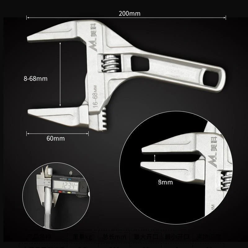 Multi-functional Bathroom Short Handle Wrench -Bathlova