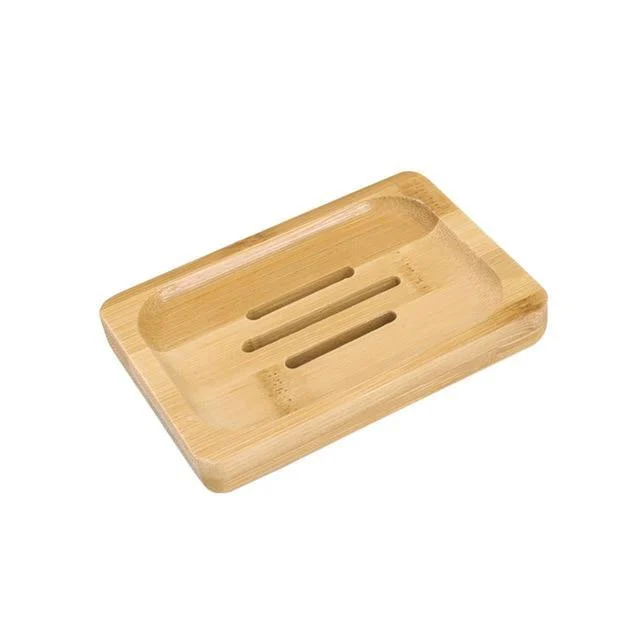 Natural Bamboo Soap Dish -Bathlova