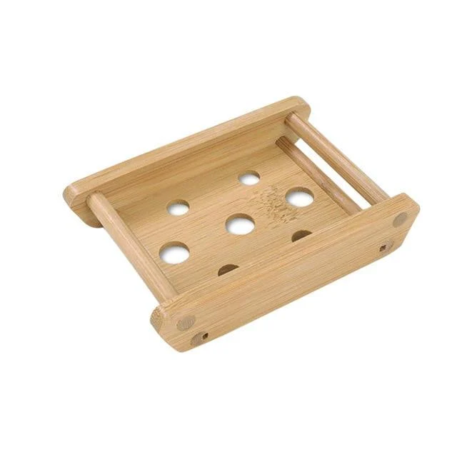 Natural Bamboo Soap Dish -Bathlova