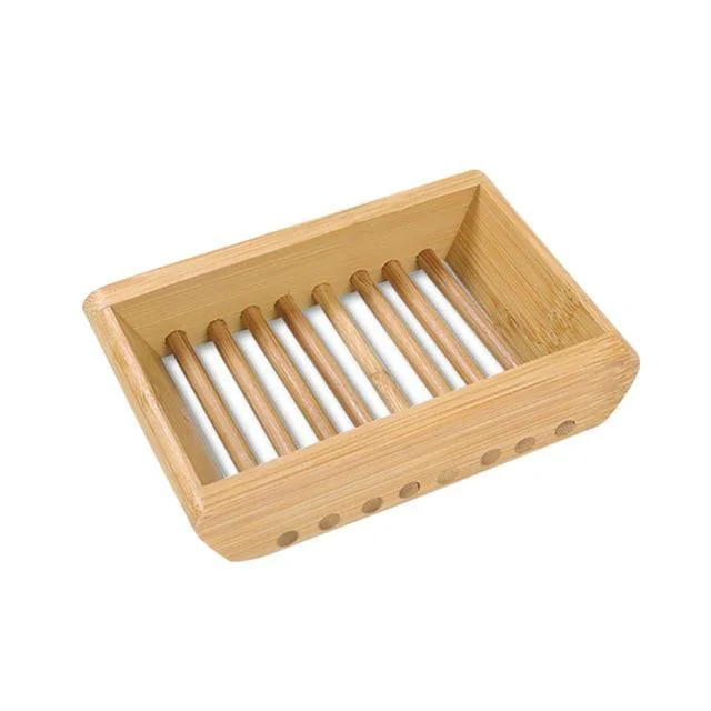 Natural Bamboo Soap Dish -Bathlova