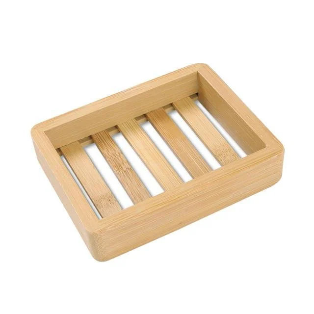 Natural Bamboo Soap Dish -Bathlova