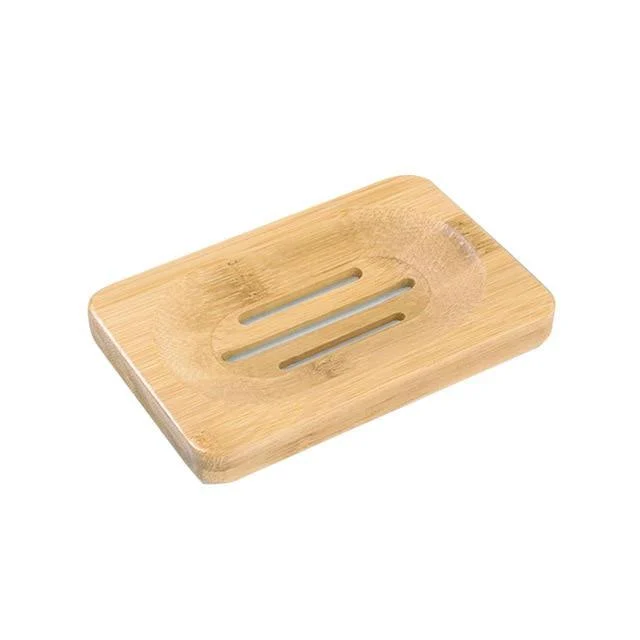 Natural Bamboo Soap Dish -Bathlova