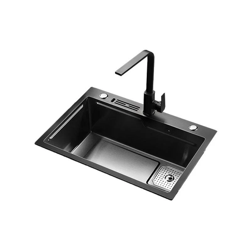 Noise-cancelling Design Kitchen Sink Stainless Steel Drop-In Kitchen Sink -Bathlova