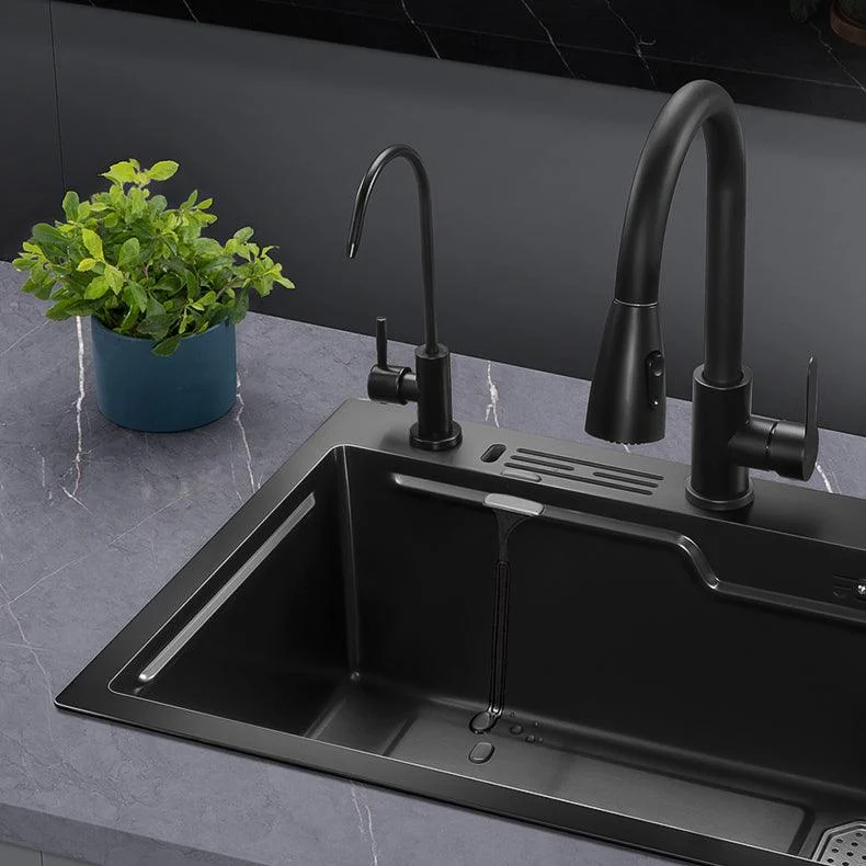 Noise-cancelling Design Kitchen Sink Stainless Steel Drop-In Kitchen Sink -Bathlova