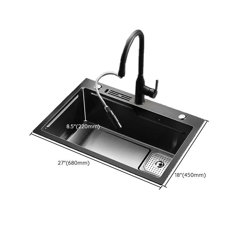 Noise-cancelling Design Kitchen Sink Stainless Steel Drop-In Kitchen Sink -Bathlova