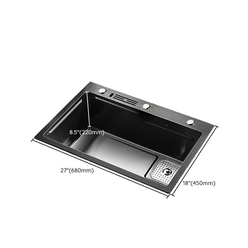 Noise-cancelling Design Kitchen Sink Stainless Steel Drop-In Kitchen Sink -Bathlova