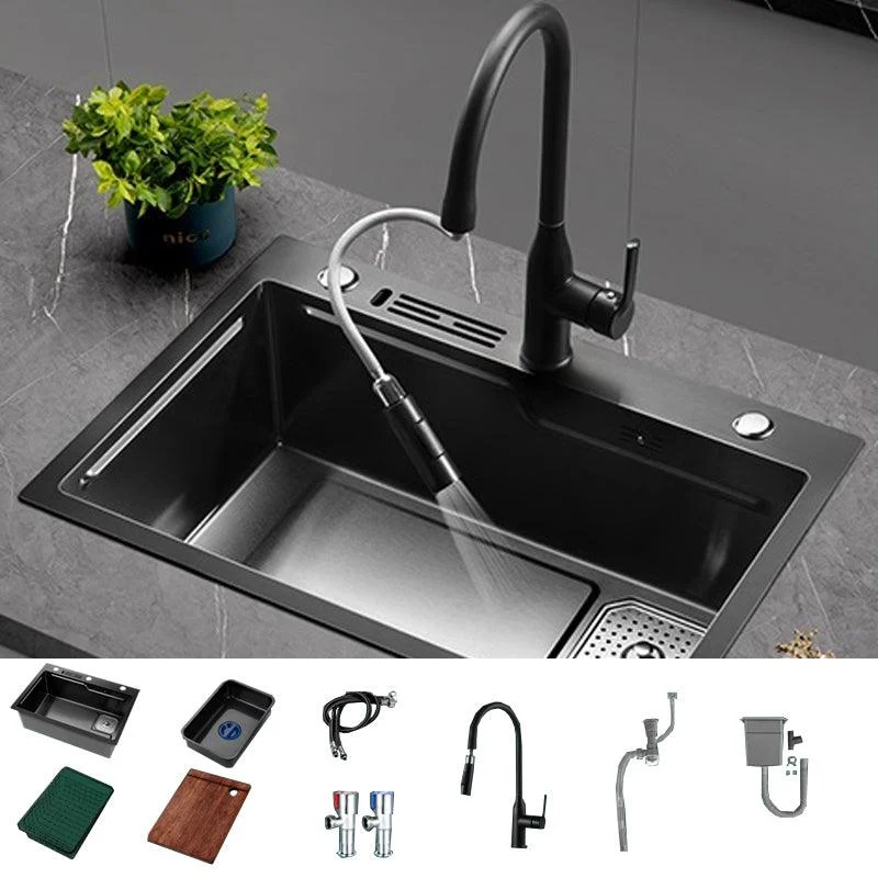 Noise-cancelling Design Kitchen Sink Stainless Steel Drop-In Kitchen Sink -Bathlova