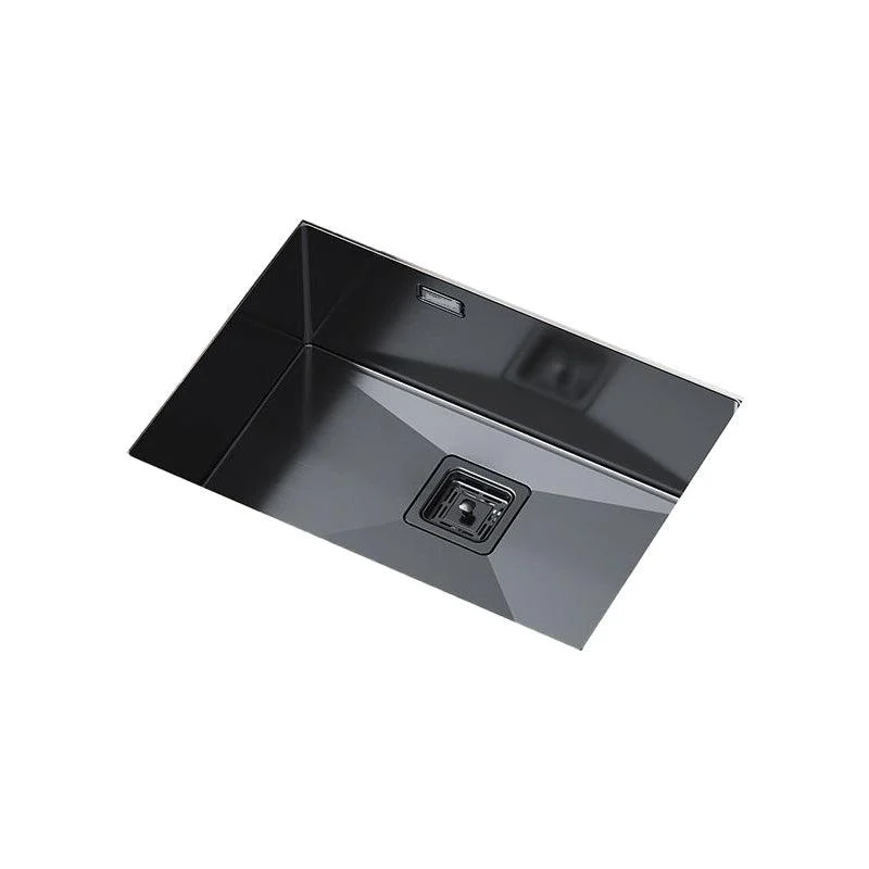 Noise-cancelling Design Kitchen Sink Stainless Steel Undermount Rectangle Kitchen Sink -Bathlova