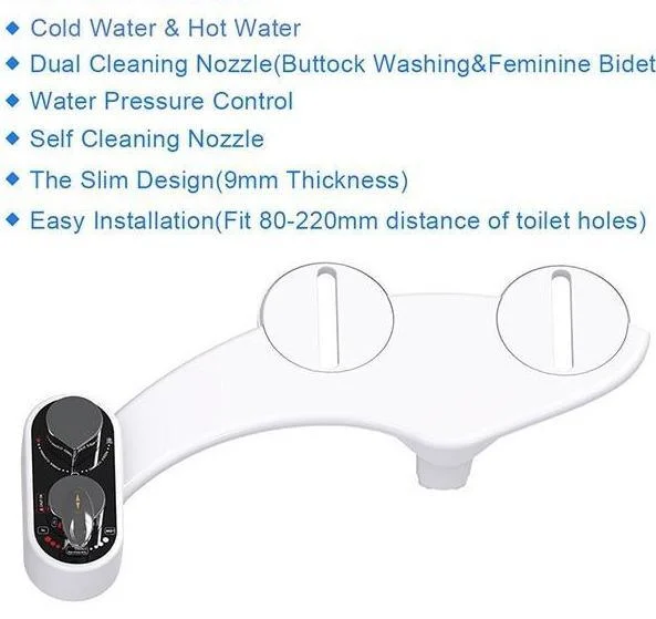 Non-Electric Toilet Seat Bidet Attachment portable bidet -Bathlova