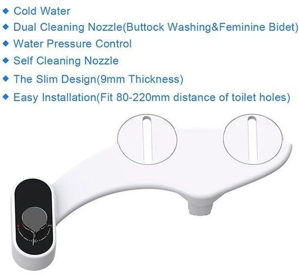 Non-Electric Toilet Seat Bidet Attachment portable bidet -Bathlova