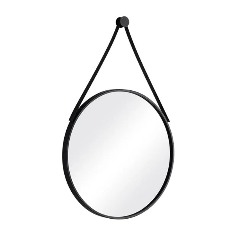 Nordic Bathroom Mirror Round Wall Mounted Mirror Hanging Ornament -Bathlova