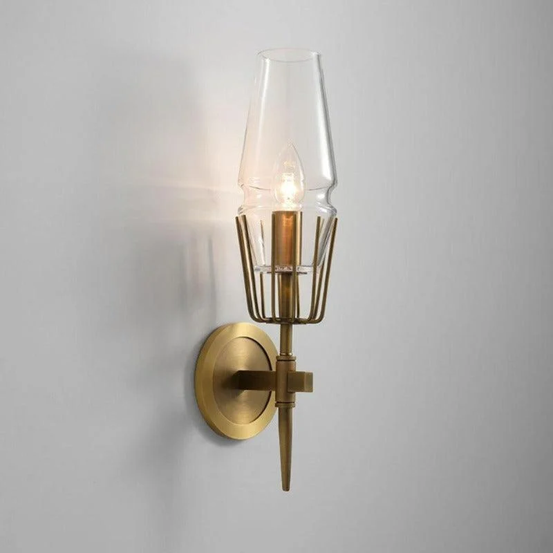 Nordic Brass Wall Lamp -Bathlova