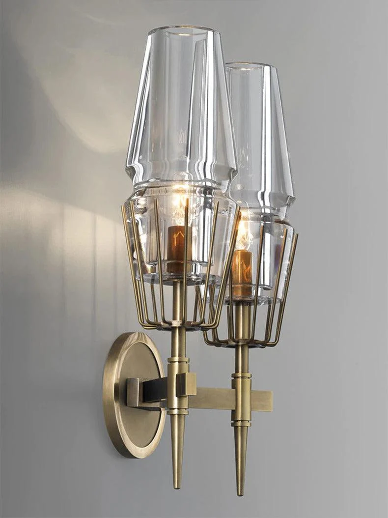 Nordic Brass Wall Lamp -Bathlova