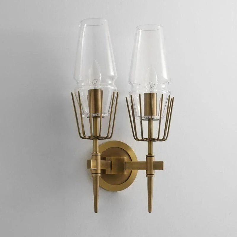 Nordic Brass Wall Lamp -Bathlova