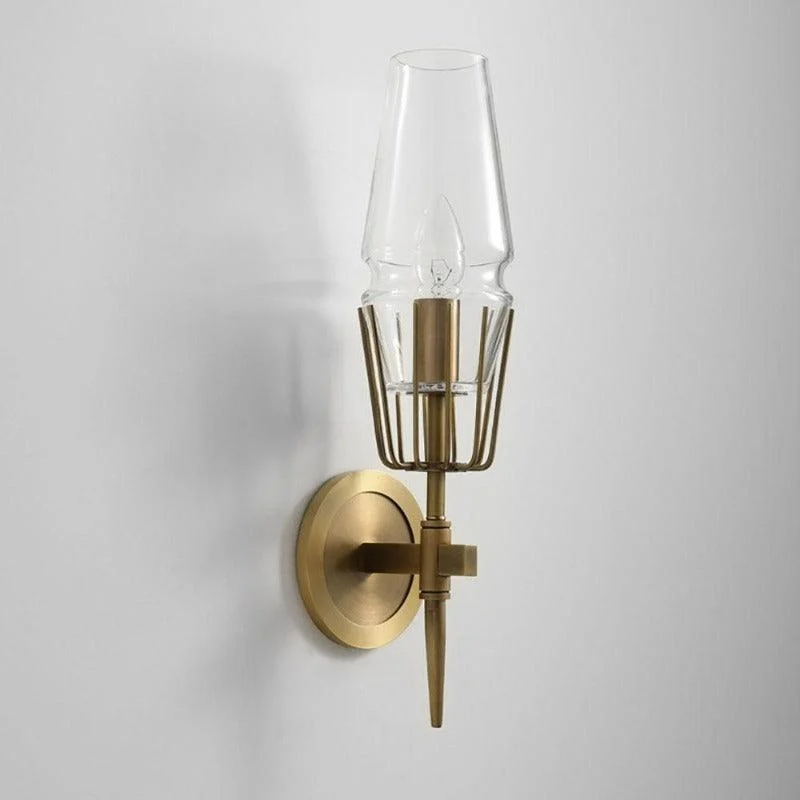 Nordic Brass Wall Lamp -Bathlova