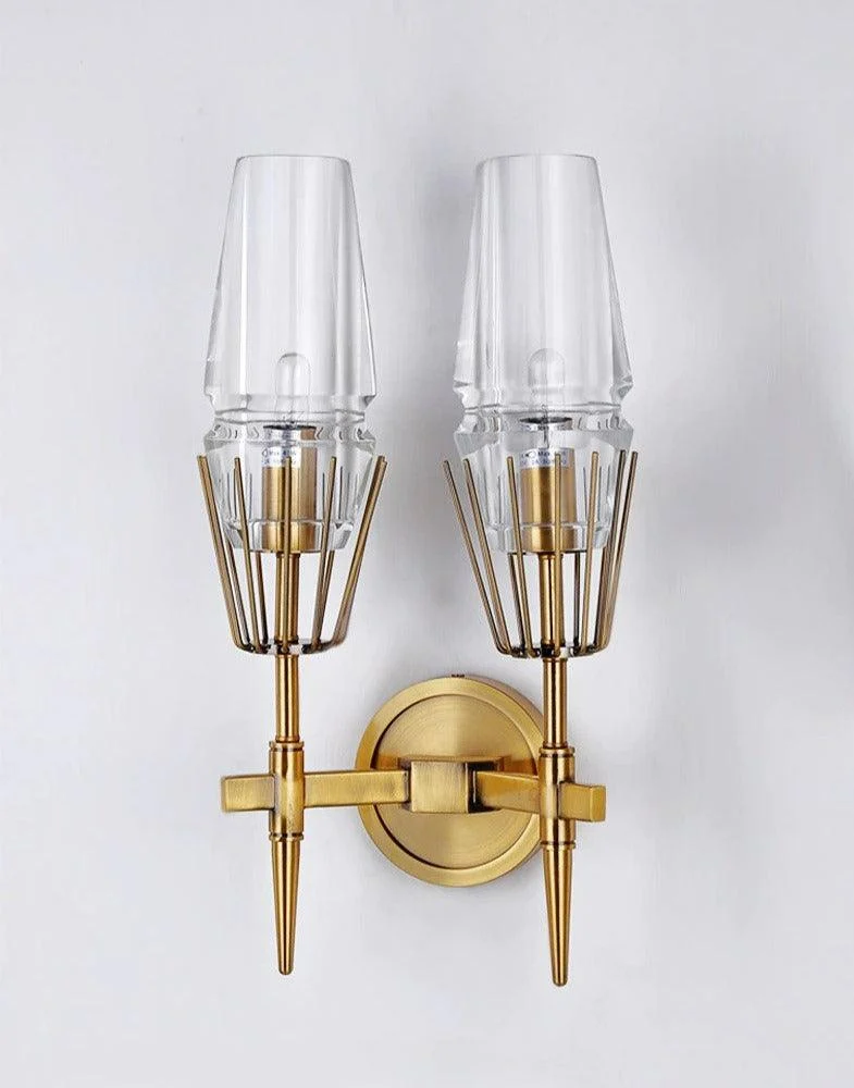 Nordic Brass Wall Lamp -Bathlova