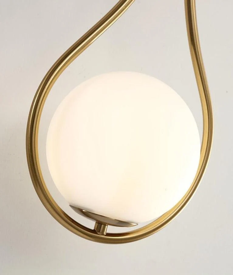 Nordic Glass Globe Wall Light -Bathlova