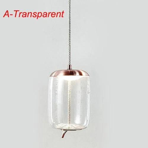 Nordic Rope & Glass Pendant Lights -Bathlova