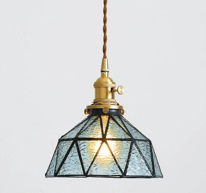 Nordic Stained Glass Pendant Lights -Bathlova