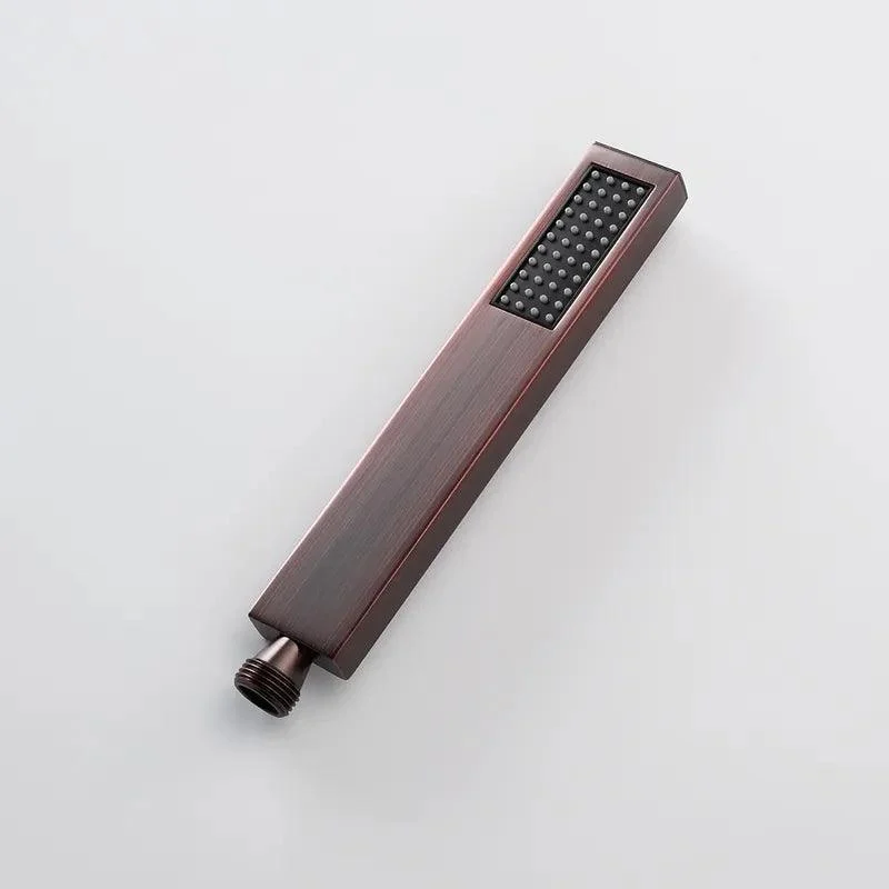 Oil Rubbed Bronze Widespread Waterfall Bathroom Tap with Handshower -Bathlova