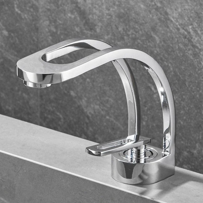 Oliver - Curved Dual-Channel Modern Bathroom Tap -Bathlova