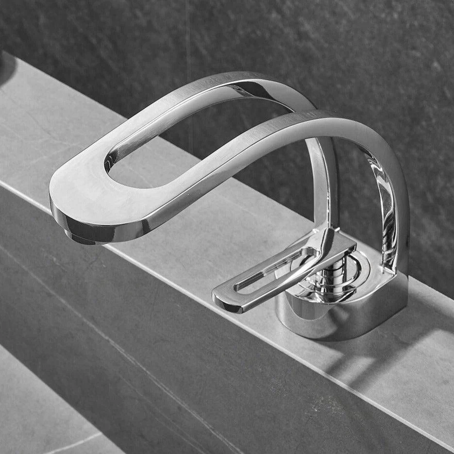 Oliver - Curved Dual-Channel Modern Bathroom Tap -Bathlova