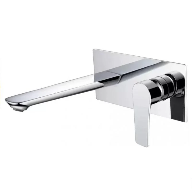 One Hole Tap One Lever Handle Wall Mounted Bathroom Tap -Bathlova