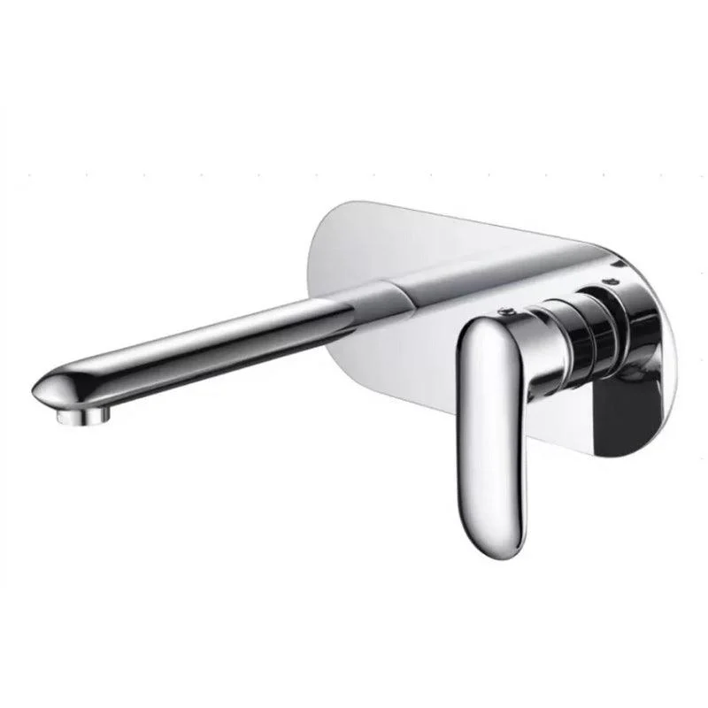 One Hole Tap One Lever Handle Wall Mounted Bathroom Tap -Bathlova