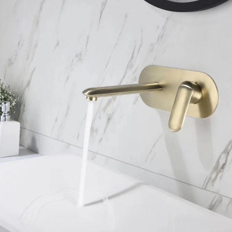 One Hole Tap One Lever Handle Wall Mounted Bathroom Tap -Bathlova