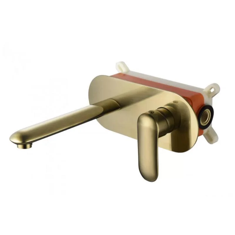 One Hole Tap One Lever Handle Wall Mounted Bathroom Tap -Bathlova