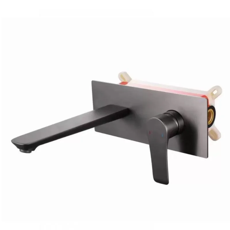 One Hole Tap One Lever Handle Wall Mounted Bathroom Tap -Bathlova