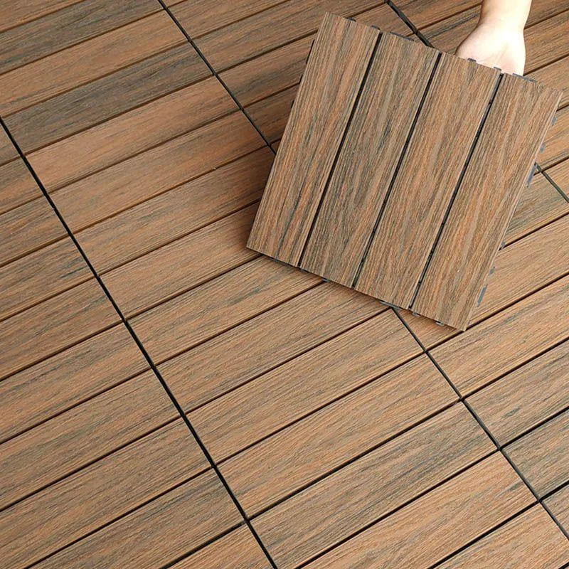 Outdoor Deck Flooring Tiles Composite Waterproof Patio Flooring Tiles -Bathlova