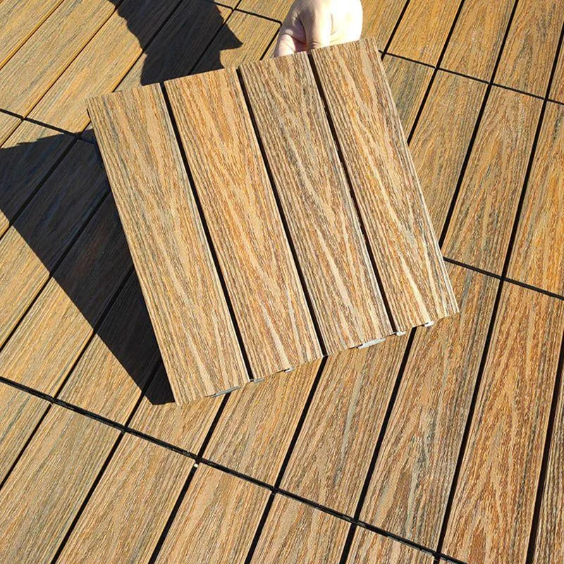 Outdoor Deck Flooring Tiles Composite Waterproof Patio Flooring Tiles -Bathlova