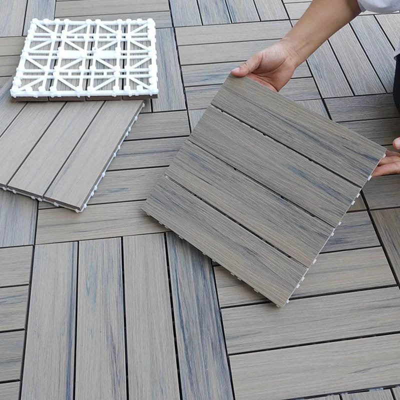 Outdoor Deck Flooring Tiles Composite Waterproof Patio Flooring Tiles -Bathlova