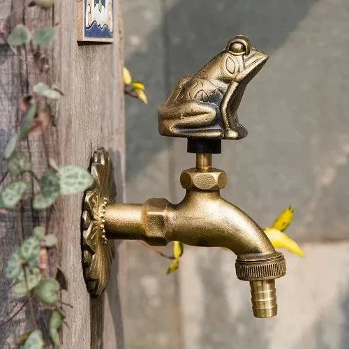 Outdoor Garden Tap Wall Mount Solid Decorative Antique Tap -Bathlova