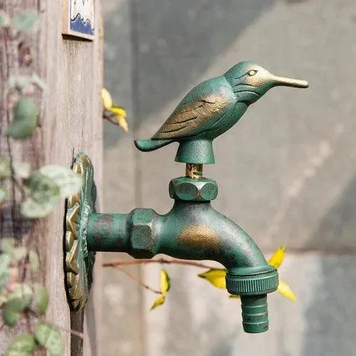 Outdoor Garden Tap Wall Mount Solid Decorative Antique Tap -Bathlova