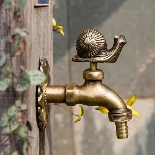 Outdoor Garden Tap Wall Mount Solid Decorative Antique Tap -Bathlova